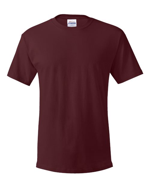 Unisex Essential-T T-Shirt - Maroon Front
