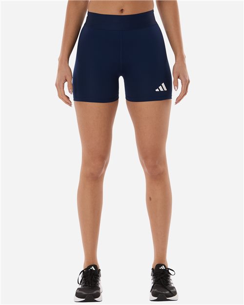 Women's Techfit Compression Shorts - Black Front