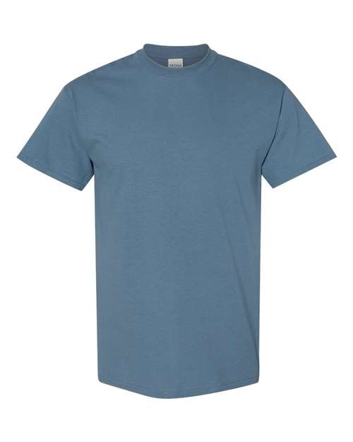 Gildan Unisex Heavy Cotton™ T-Shirt - Indigo Blue Front