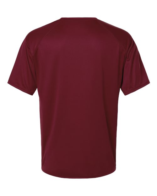 Men's B-Core Sport Shoulders T-Shirt - Cardinal Back