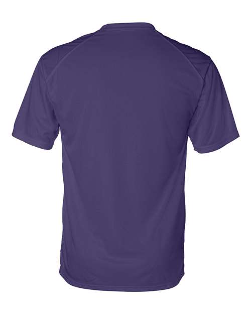 Men's B-Core Sport Shoulders T-Shirt - Purple Back