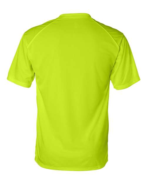Men's B-Core Sport Shoulders T-Shirt - Safety Yellow Back