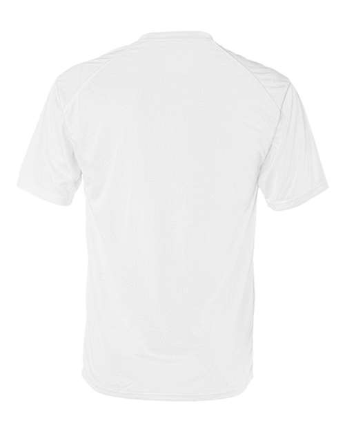 Men's B-Core Sport Shoulders T-Shirt - White Back