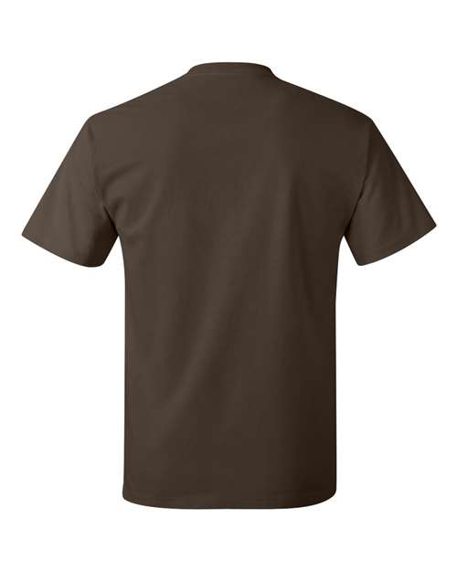 Unisex Authentic T-Shirt - Dark Chocolate Back