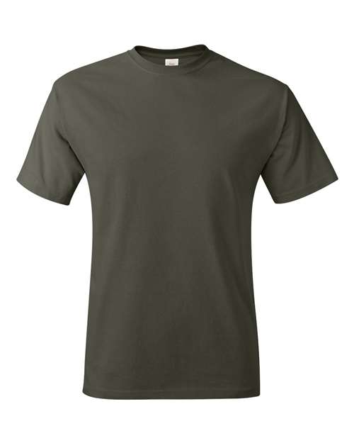 Unisex Authentic T-Shirt - Fatigue Green Front