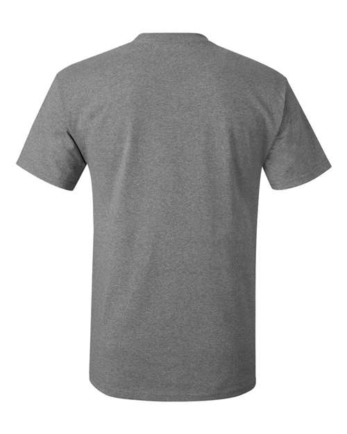 Unisex Authentic T-Shirt - Oxford Grey Back