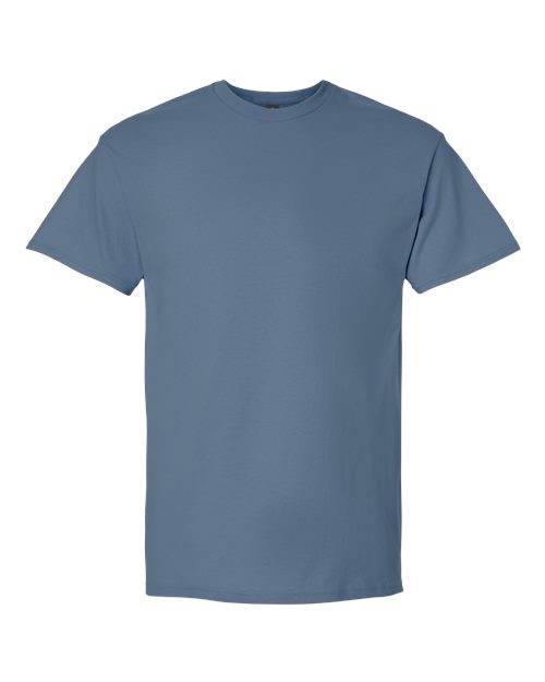 Gildan Unisex Ultra Cotton® T-Shirt - Indigo Blue Front