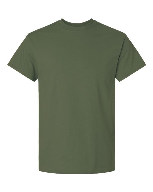 Gildan Unisex Ultra Cotton® T-Shirt - Military Green Front