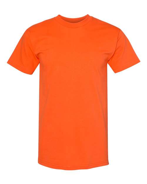 Unisex USA-Made Heavyweight T-Shirt - Orange Front