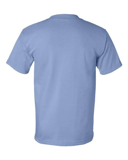 Unisex USA-Made Heavyweight T-Shirt - Carolina Blue Back