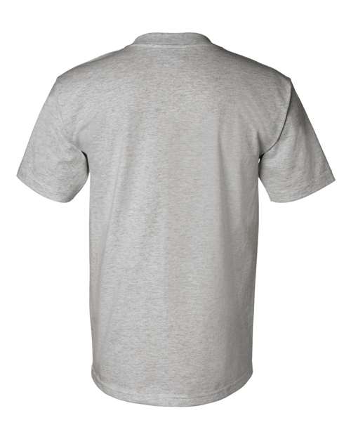 Unisex USA-Made Heavyweight T-Shirt - Dark Ash Back