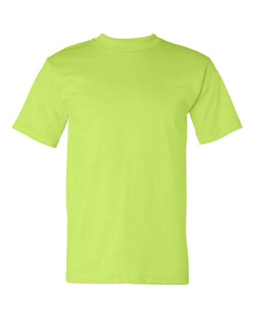 Unisex USA-Made Heavyweight T-Shirt - Lime Green Front