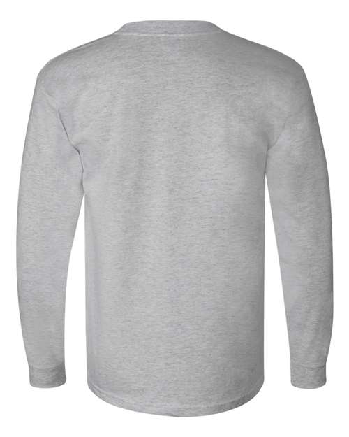 Unisex USA-Made Long Sleeve T-Shirt - Dark Ash Back
