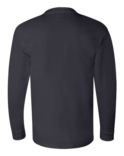 Unisex USA-Made Long Sleeve T-Shirt - Navy Back