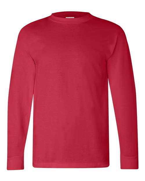 Unisex USA-Made Long Sleeve T-Shirt - Red Front