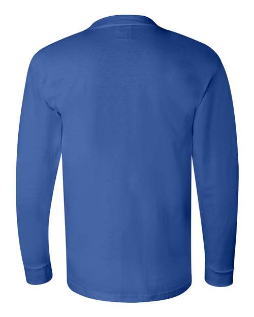 Unisex USA-Made Long Sleeve T-Shirt - Royal Blue Back
