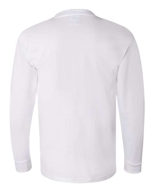 Unisex USA-Made Long Sleeve T-Shirt - White Back