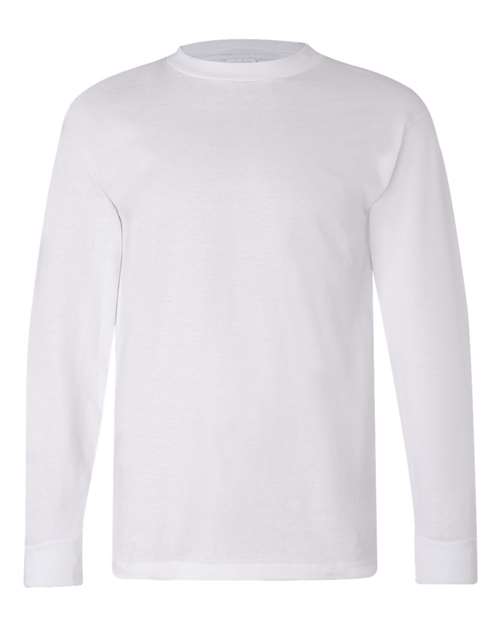 Unisex USA-Made Long Sleeve T-Shirt - White Front