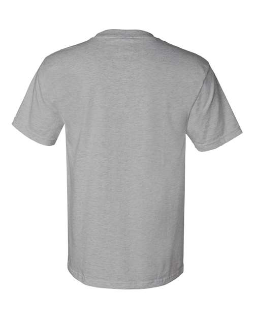Unisex Union-Made T-Shirt - Dark Ash Back