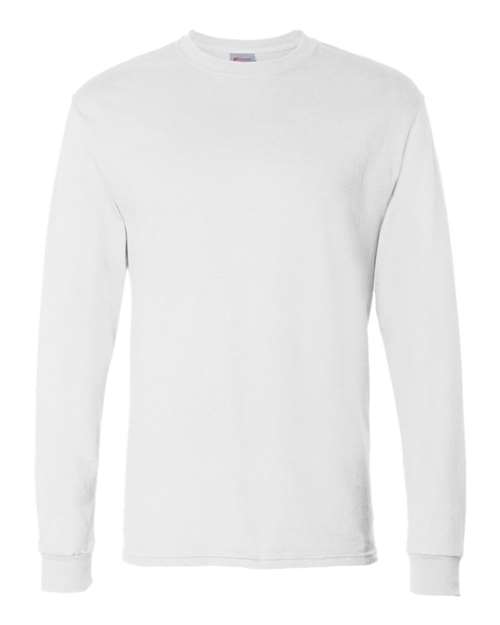 Essential-T Long Sleeve T-Shirt - White Front
