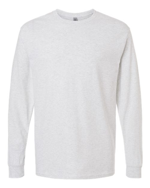 Gildan Unisex Heavy Cotton™ Long Sleeve T-Shirt - Ash Front
