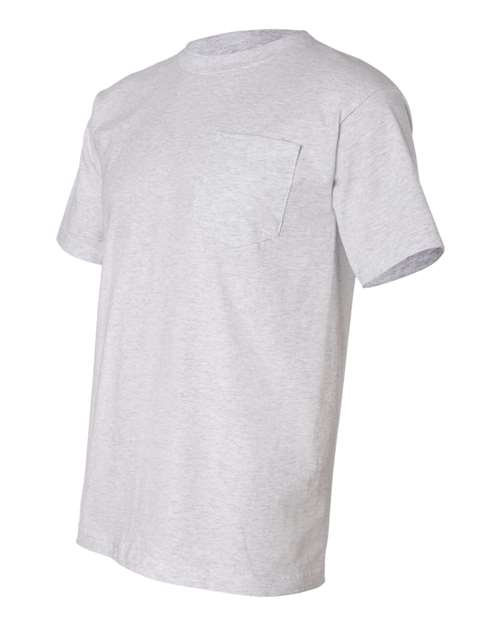 Bayside Unisex USA-Made Pocket T-Shirt - Side