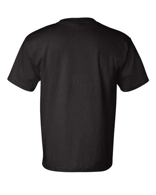 Unisex USA-Made Pocket T-Shirt - Black Back