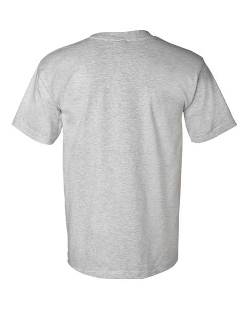 Unisex USA-Made Pocket T-Shirt - Dark Ash Back