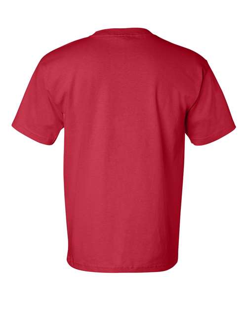 Unisex USA-Made Pocket T-Shirt - Red Back