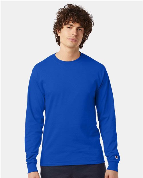 Unisex Long Sleeve T-Shirt - Charcoal Heather Front
