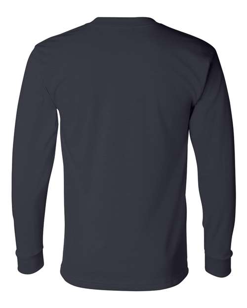 Unisex Union-Made Long Sleeve T-Shirt - Navy Back