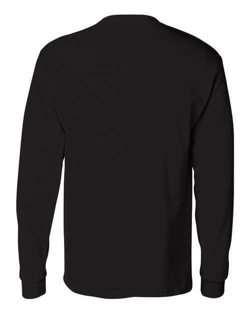 Hanes Unisex Authentic Long Sleeve Pocket T-Shirt - Back