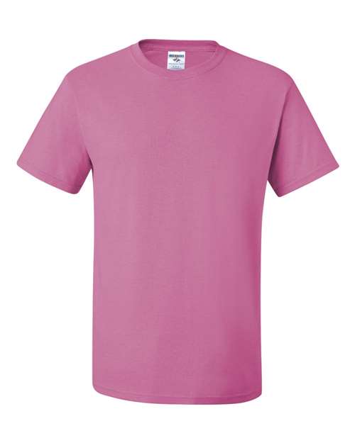 JERZEES Unisex Dri-Power® 50/50 T-Shirt - Azalea Front