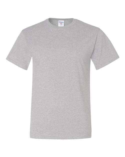 JERZEES Unisex Dri-Power® 50/50 T-Shirt - Ash Front
