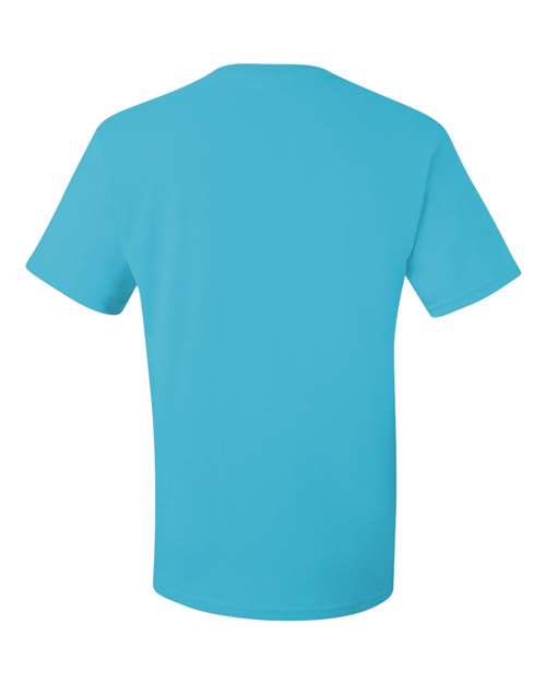 Unisex Dri-Power® 50/50 T-Shirt - Aquatic Blue Back