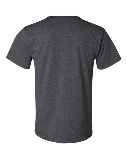Unisex Dri-Power® 50/50 T-Shirt - Black Heather Back