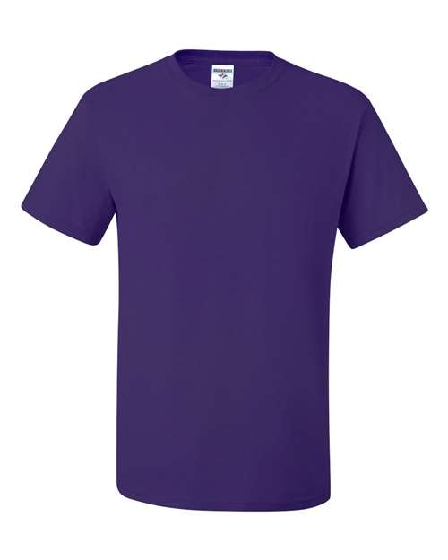 JERZEES Unisex Dri-Power® 50/50 T-Shirt - Deep Purple Front