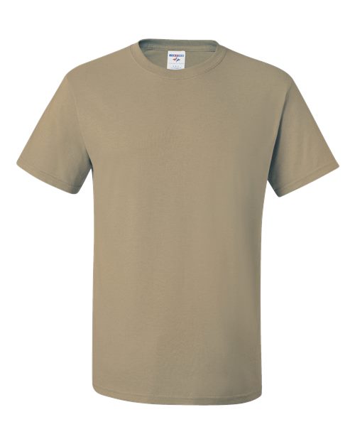 JERZEES Unisex Dri-Power® 50/50 T-Shirt - Khaki Front