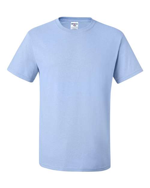 Unisex Dri-Power® 50/50 T-Shirt - Light Blue Front