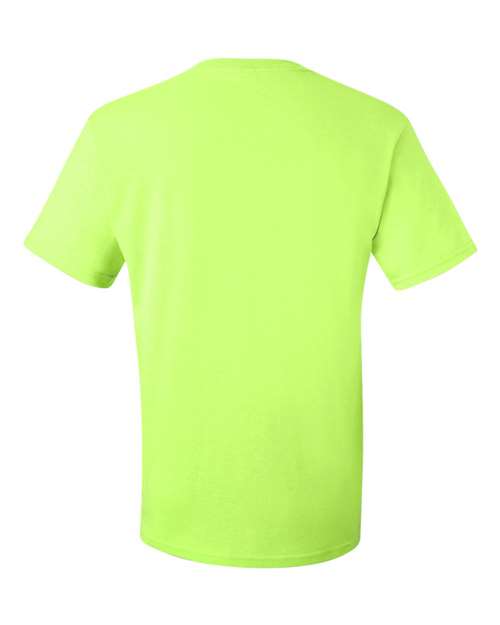 Unisex Dri-Power® 50/50 T-Shirt - Safety Green Back