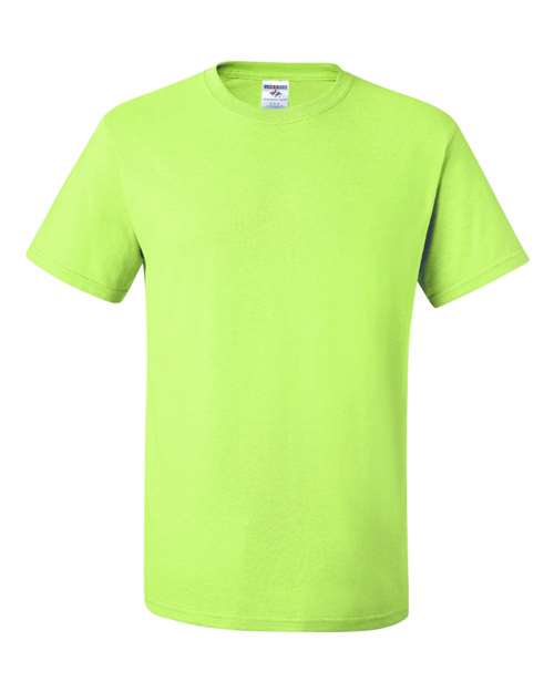 Unisex Dri-Power® 50/50 T-Shirt - Safety Green Front