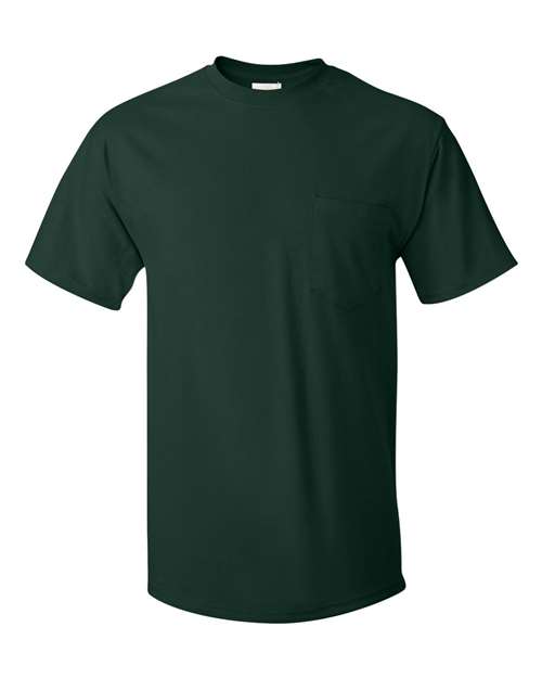 Men's Authentic Pocket T-Shirt - Deep Forest Front