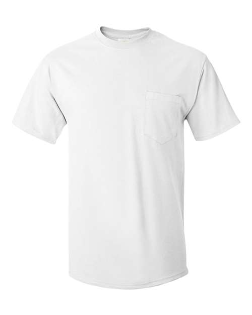 Men's Authentic Pocket T-Shirt - White Front