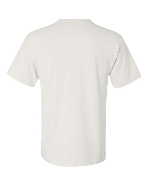 Unisex Dri-Power® 50/50 Pocket T-Shirt - White Back