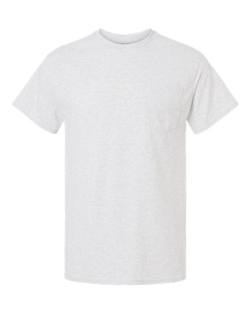 Gildan Unisex DryBlend® Pocket T-Shirt - Ash Front