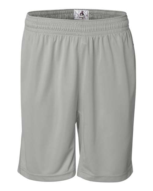 Men's BT5 9" Inseam Trainer Shorts - Silver Front