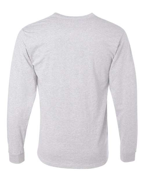 Unisex Dri-Power® Long Sleeve 50/50 T-Shirt - Ash Back