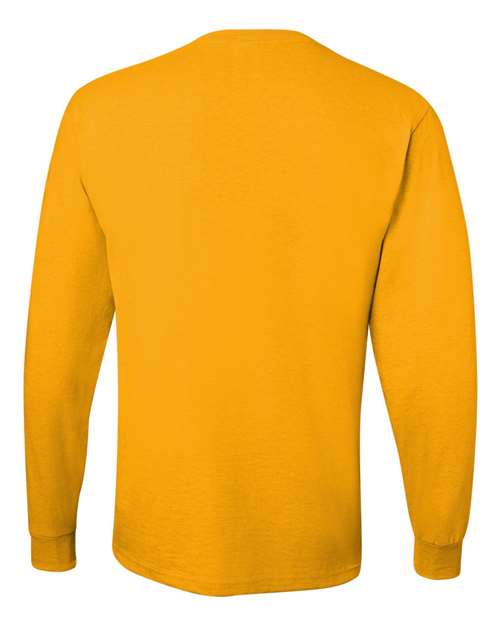 Unisex Dri-Power® Long Sleeve 50/50 T-Shirt - Gold Back