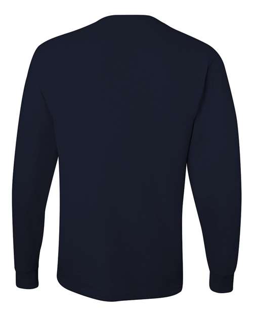 Unisex Dri-Power® Long Sleeve 50/50 T-Shirt - J. Navy Back