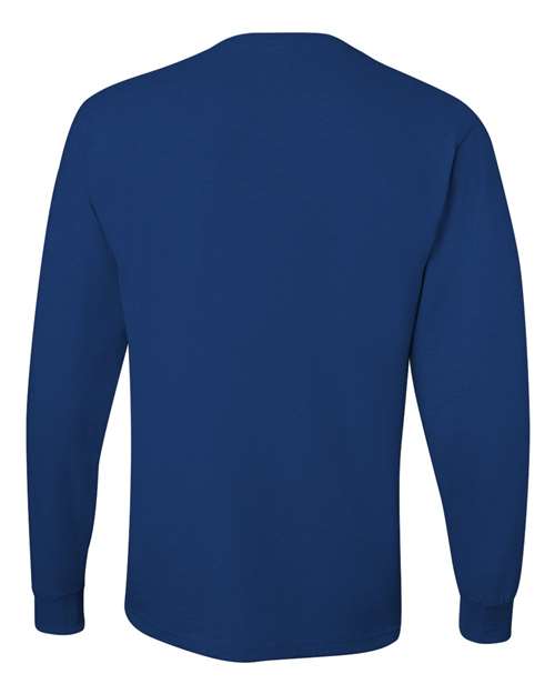 Unisex Dri-Power® Long Sleeve 50/50 T-Shirt - Royal Back